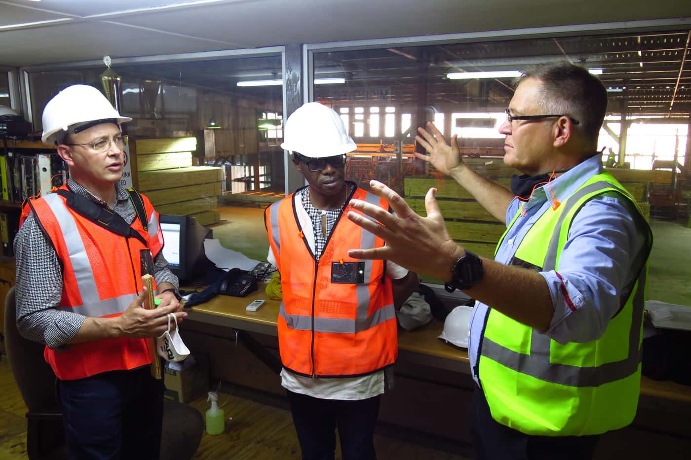 UP Vice-Chancellor visits York Timbers with FABI colleagues