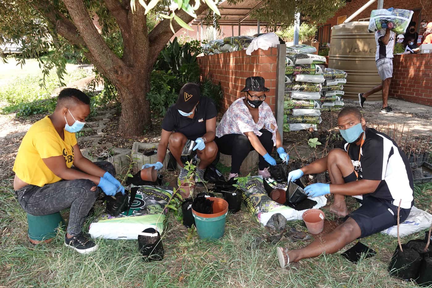 Many hands make light work at the TPCP tree planting