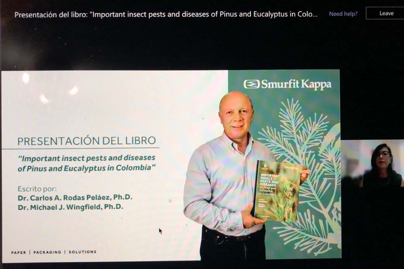 Online launch of forestry pests and diseases book