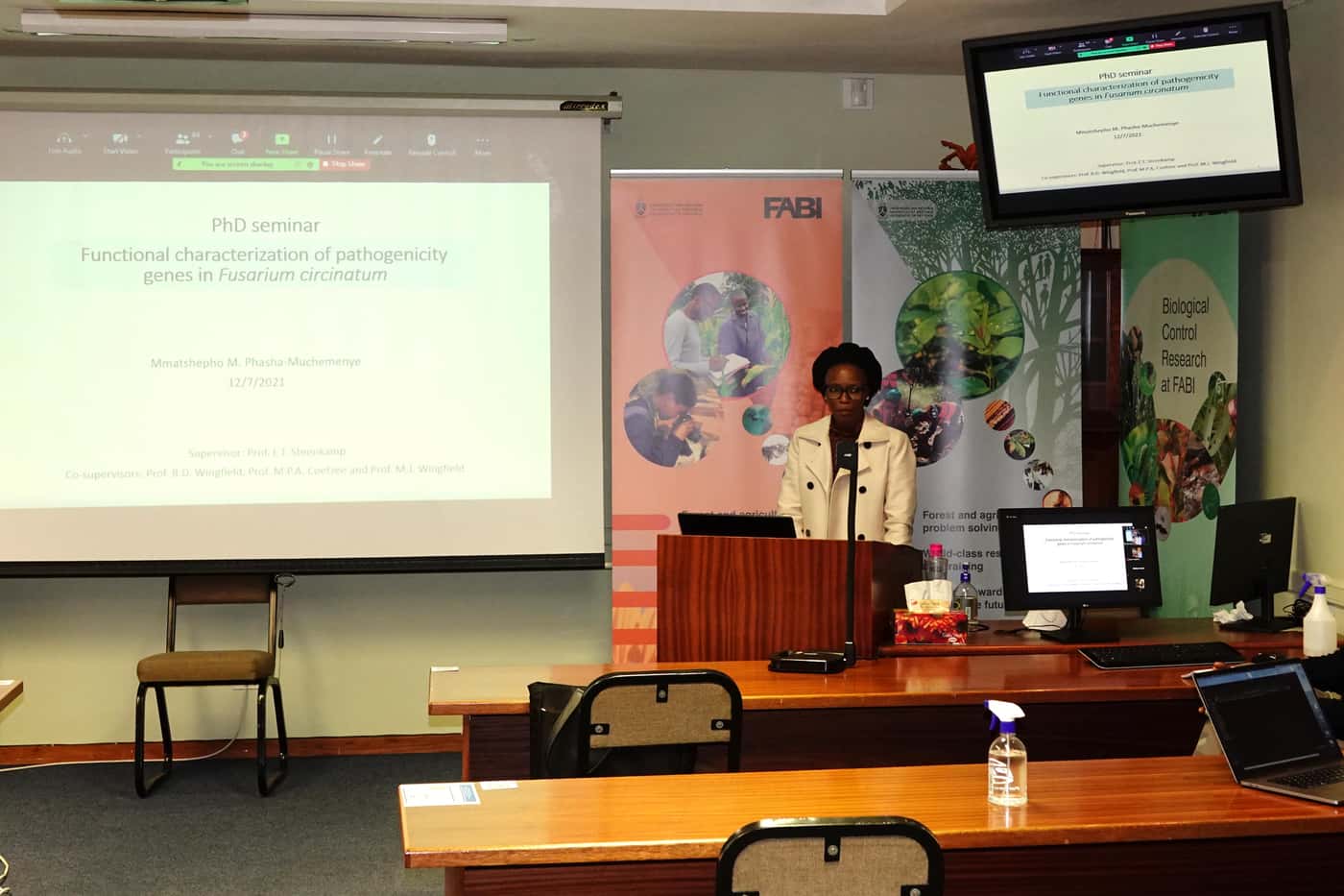 Celebrating Mmatshepho's PhD degree