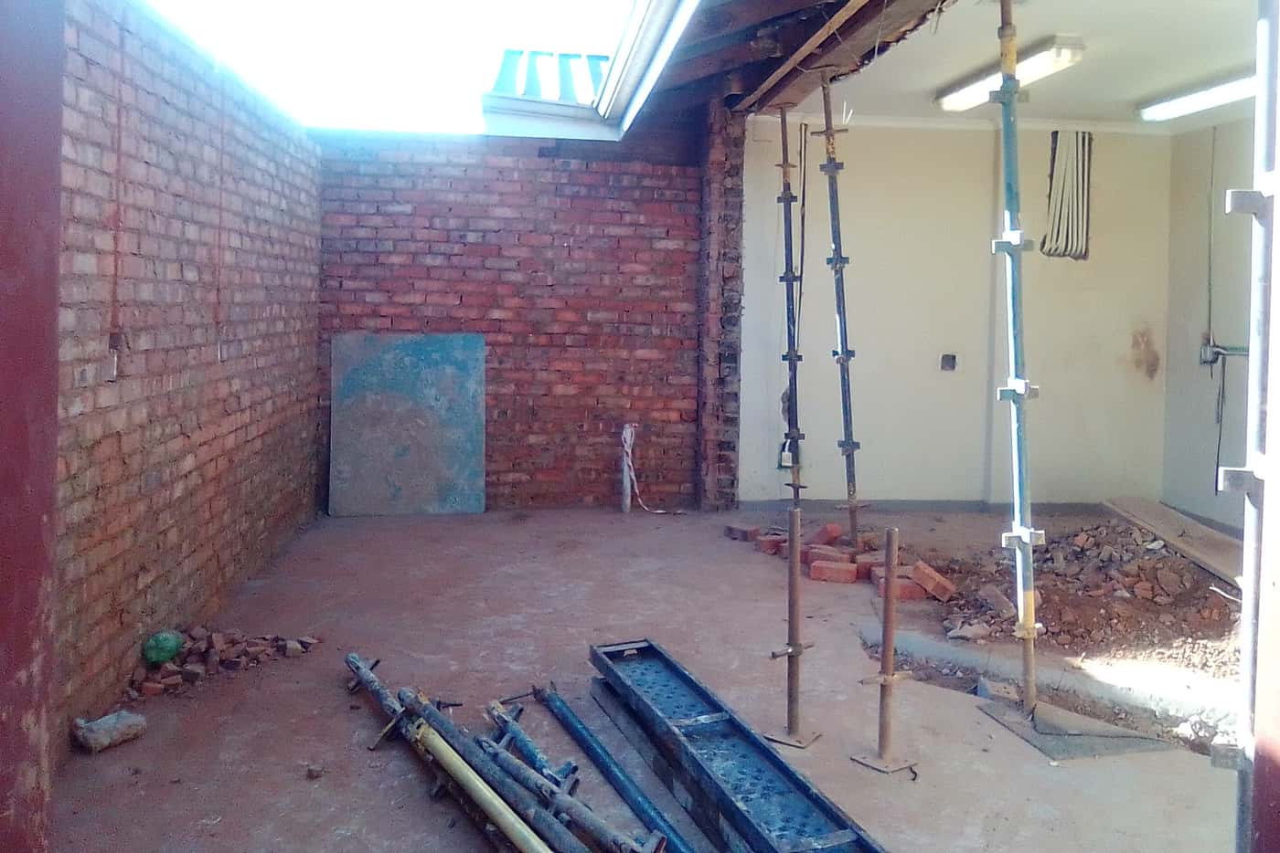Construction of an artificial diet room started at the FABI Biocontrol Centre