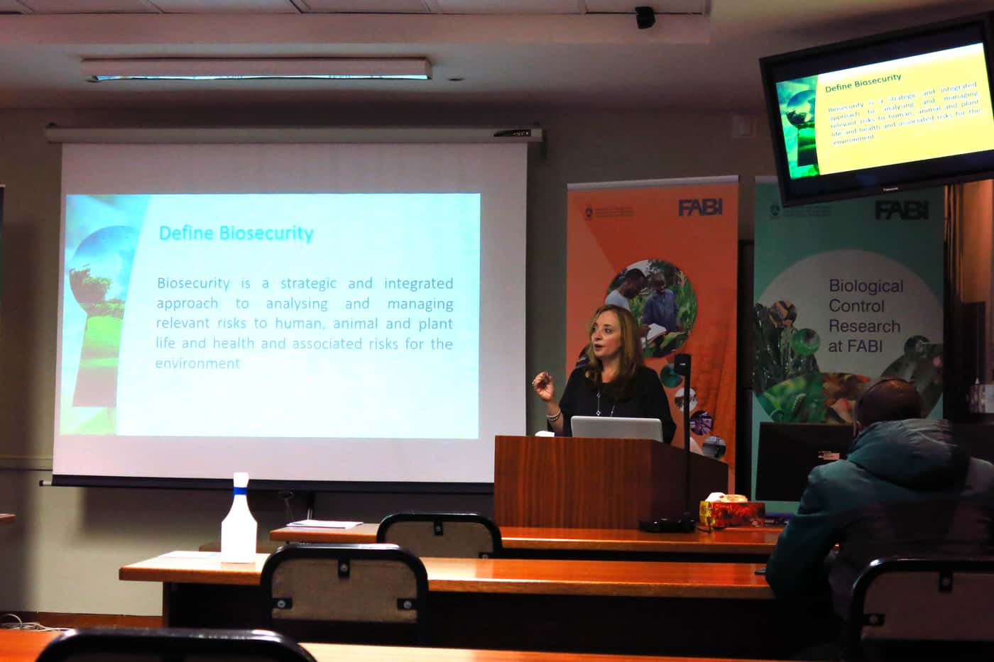 FABI Phytosanitation and Biosecurity interns attend a phytosanitary course