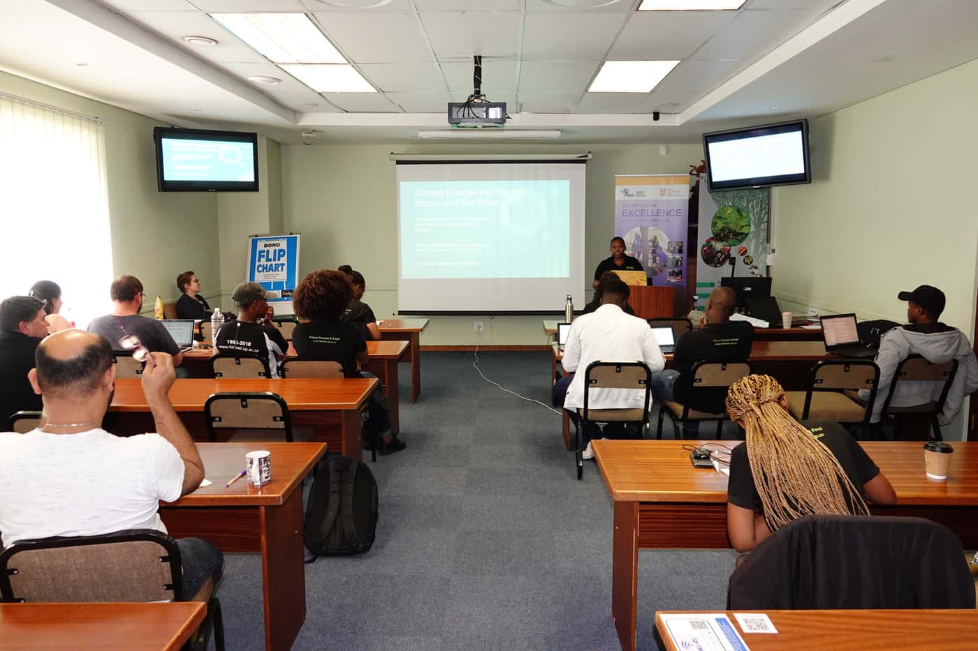 Interns present a research seminar