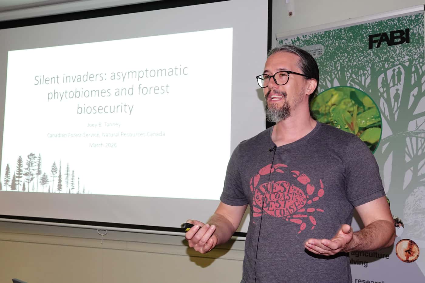 A fascinating Special Seminar by Dr Joey Tanney