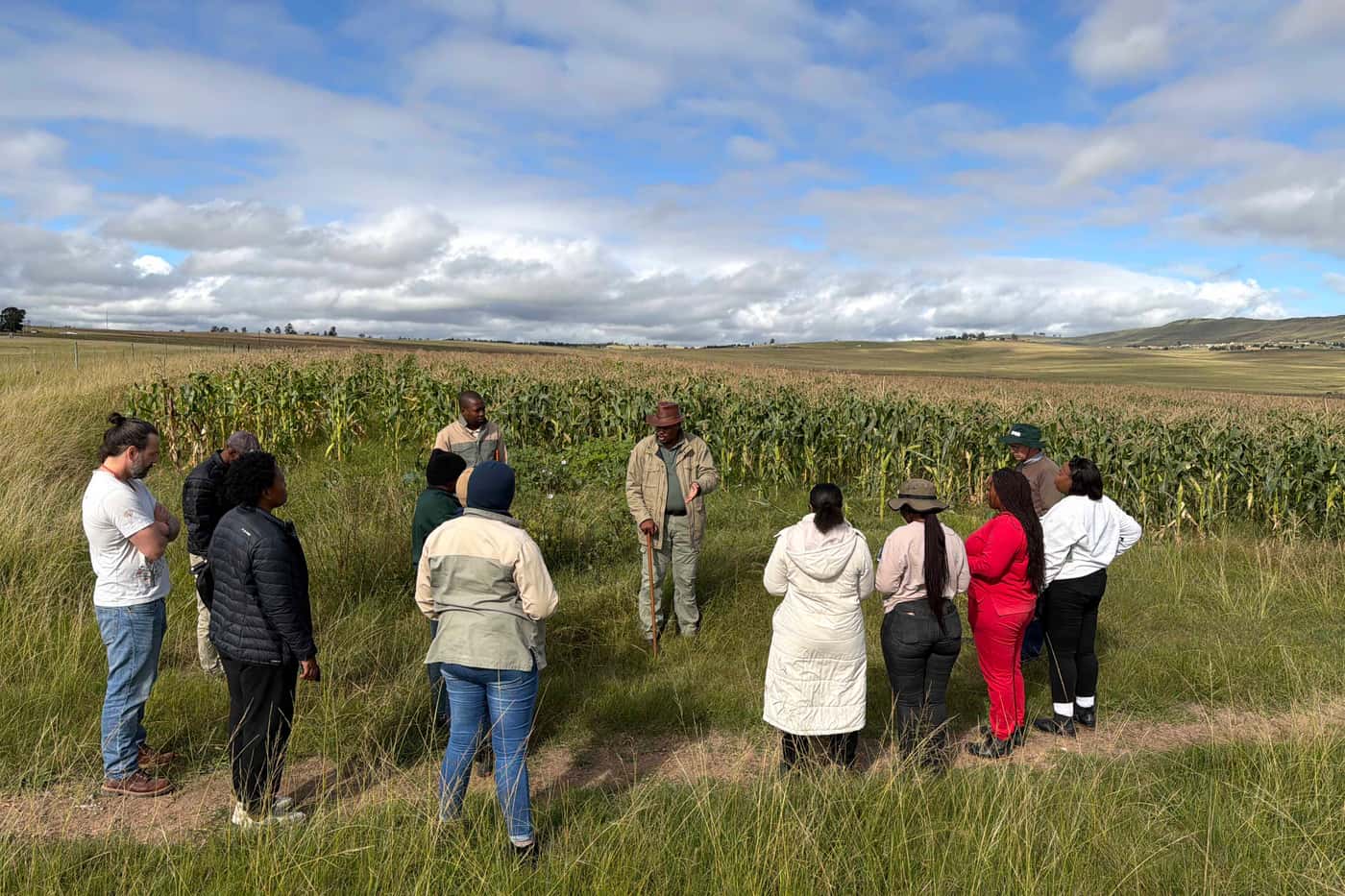 FABIans Visit Eastern Cape Maize Farms in Support of the Ukhanyo Farmer Development Programme