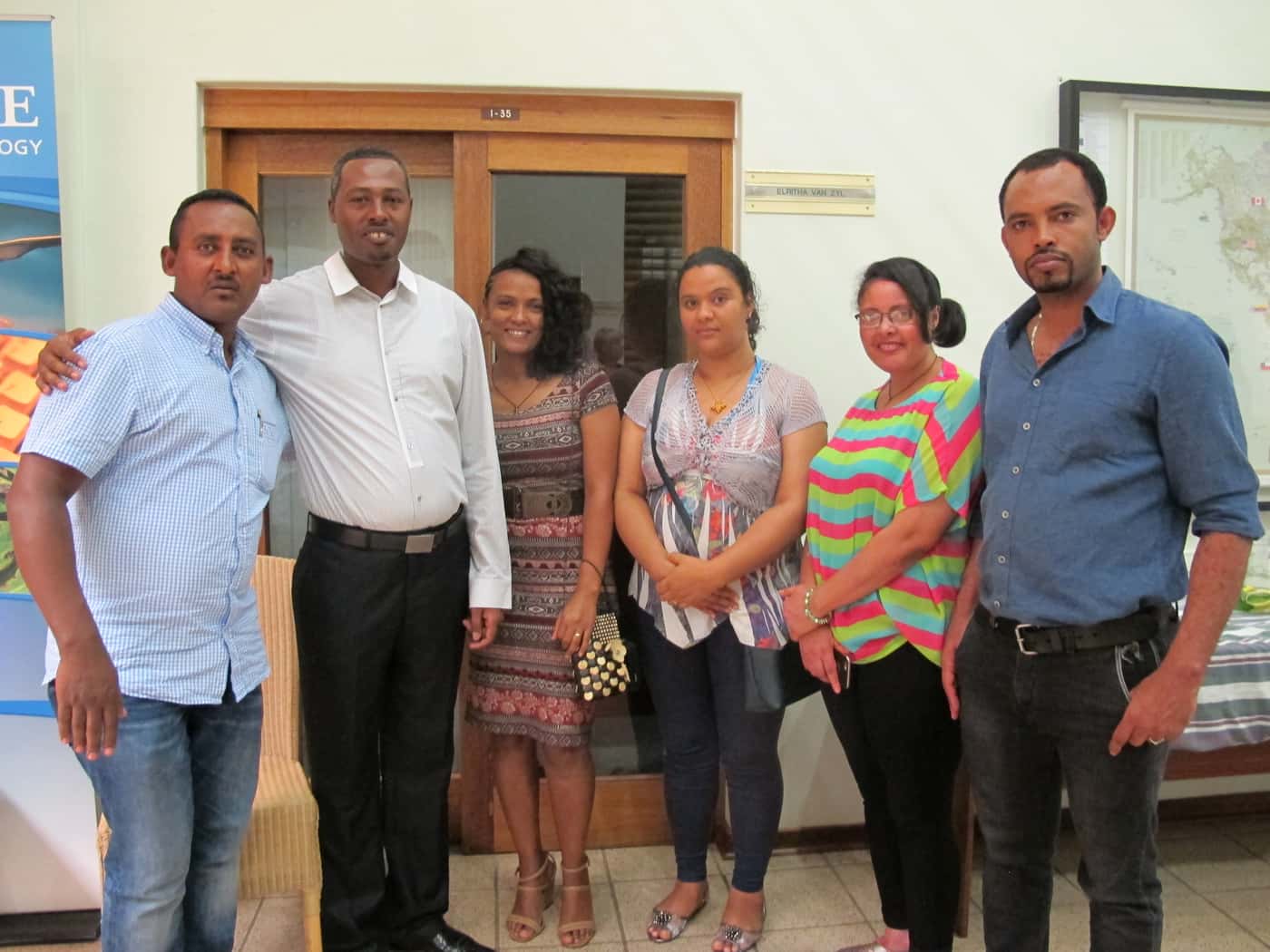 FABIans celebrate PhD degree with Mesfin Gossa and his family