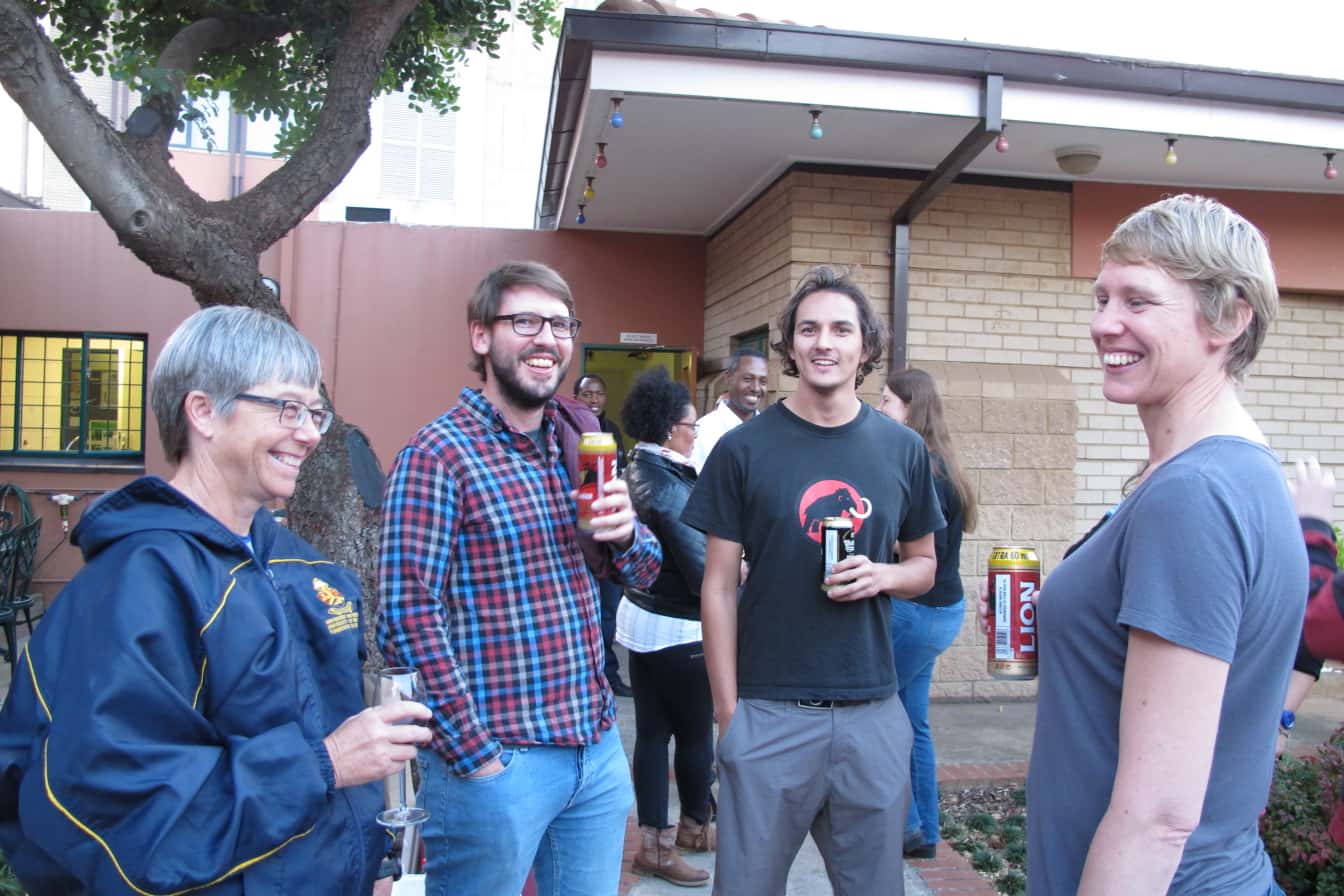 FABIans host farewell braai for Drs Stuart Fraser and Birhan Abate