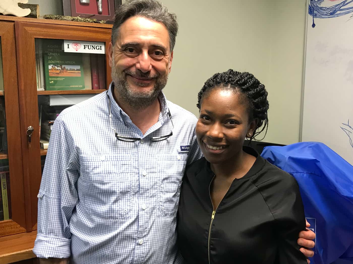 Italian forest pathologist visits FABI