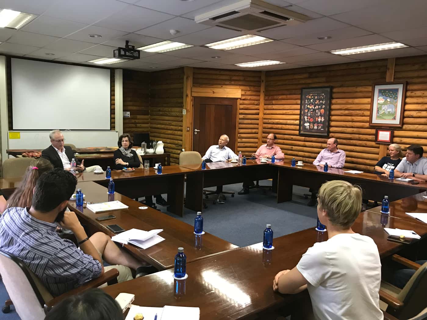 Plant pathologists from UK and Singapore visit FABI