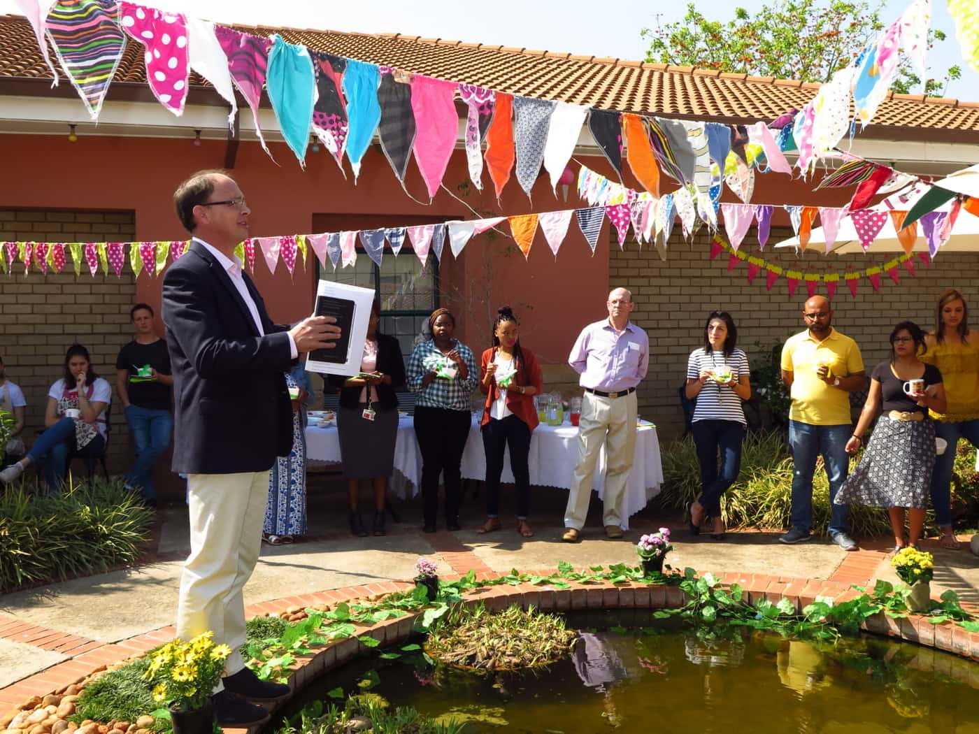 FABIans celebrate Spring Day with an ice cream party
