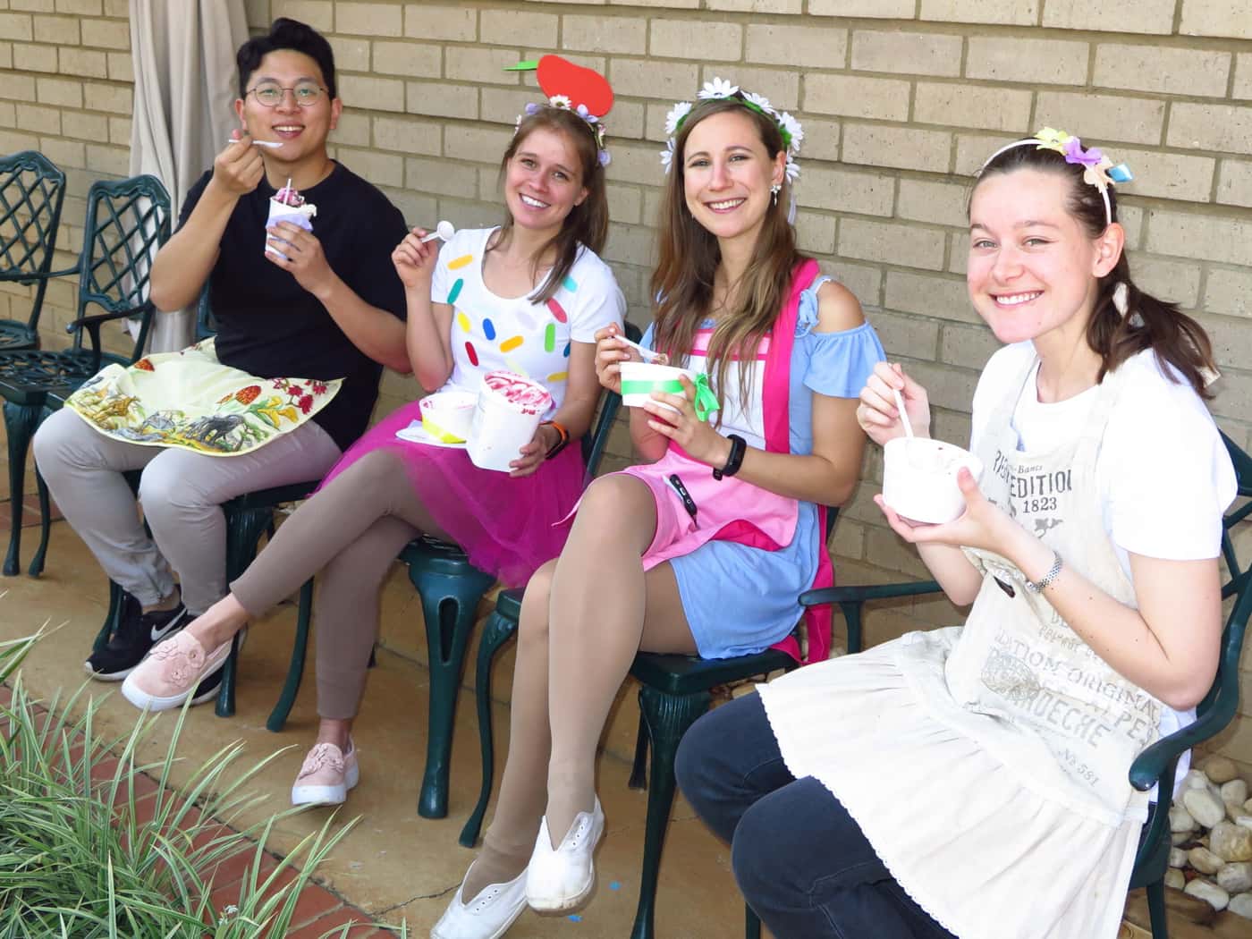 FABIans celebrate Spring Day with an ice cream party