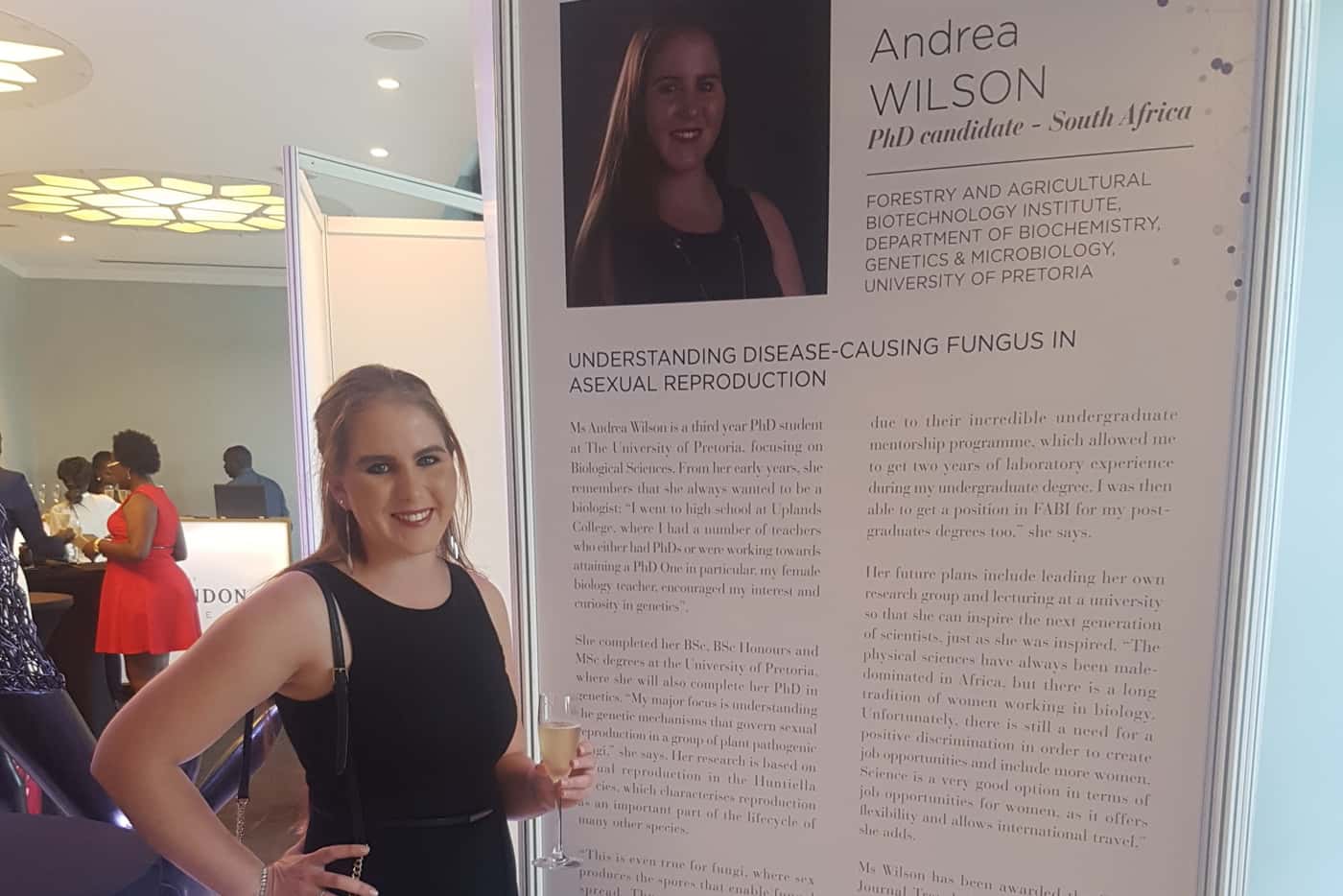 Andi Wilson awarded FWIS Doctoral Fellowship