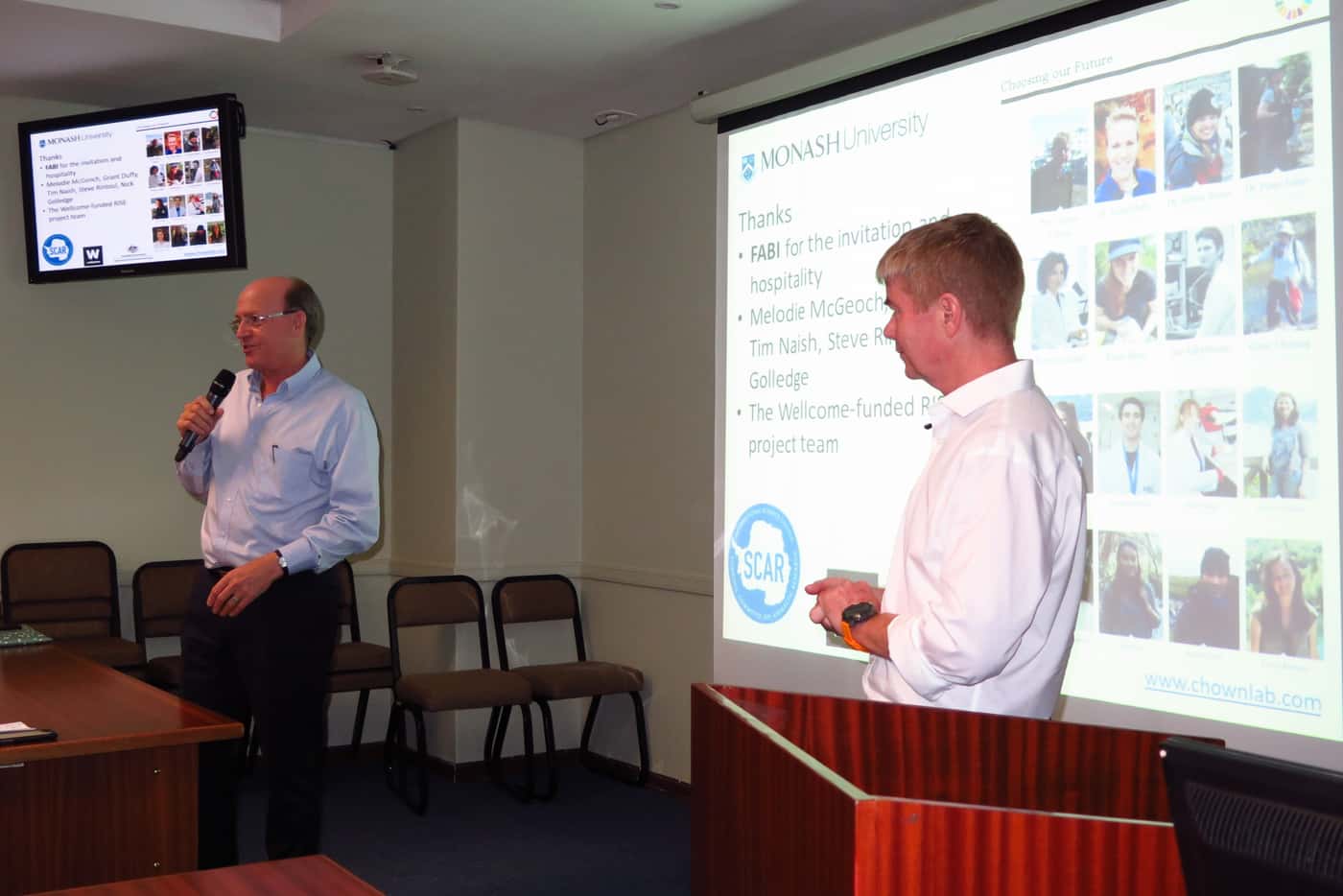 Prof Steven Chown: Global leader in Antarctic Science and Biodiversity visits FABI