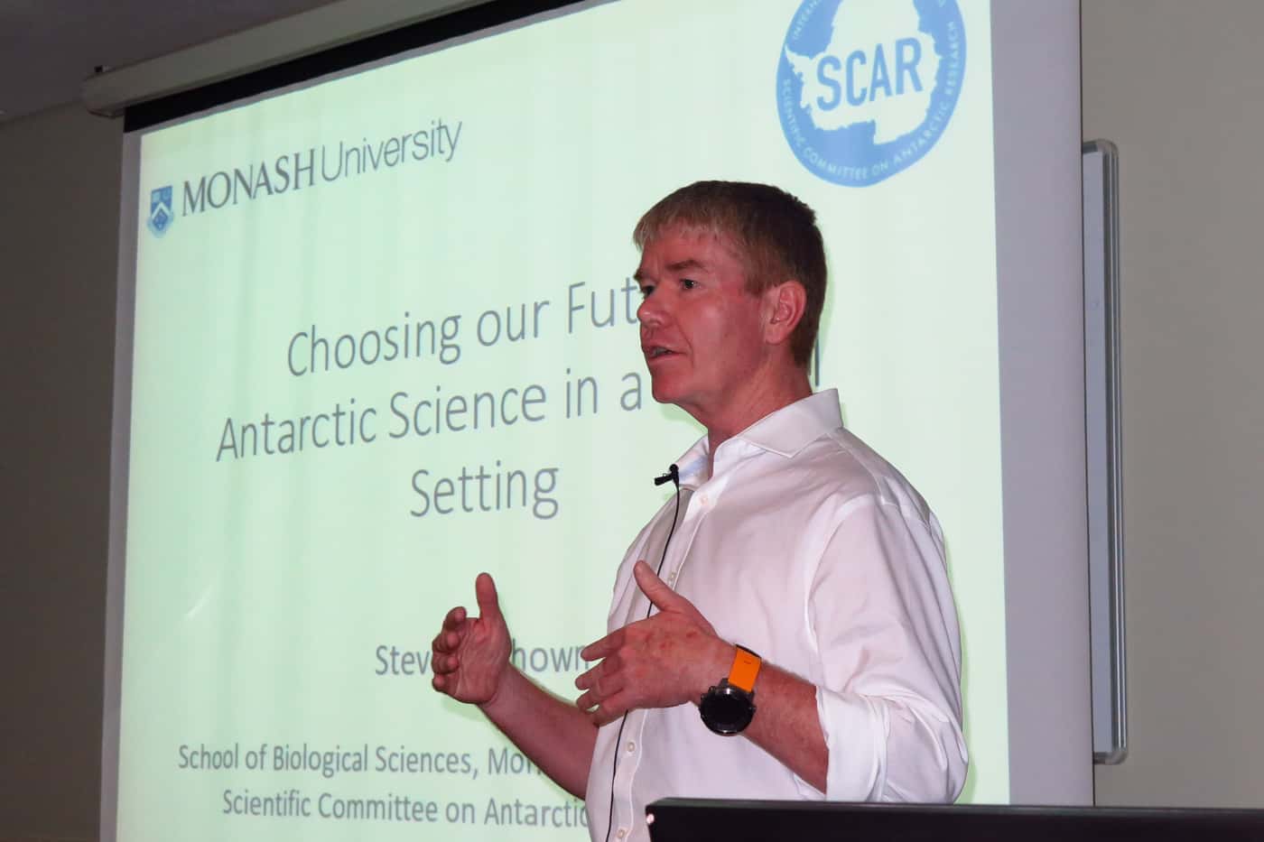 Prof Steven Chown: Global leader in Antarctic Science and Biodiversity visits FABI