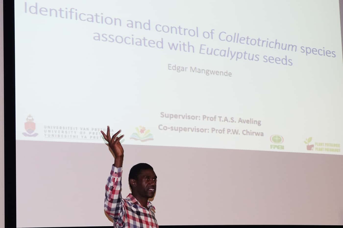 Edgar Mangwende marks completing his PhD study with a seminar