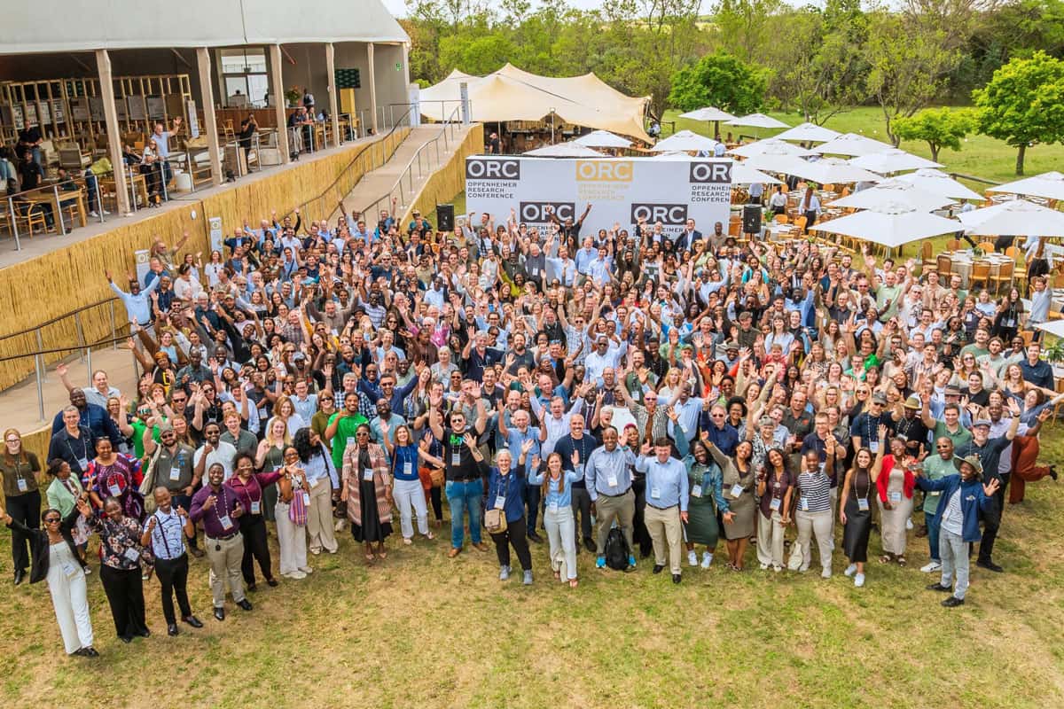 Oppenheimer Research Conference attendees
