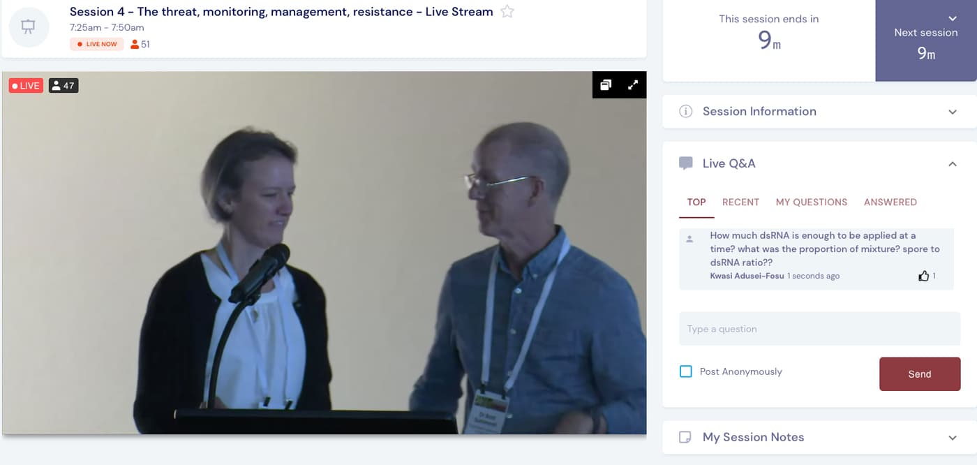 Mike Wingfield participates in the Australian Myrtle Rust Symposium