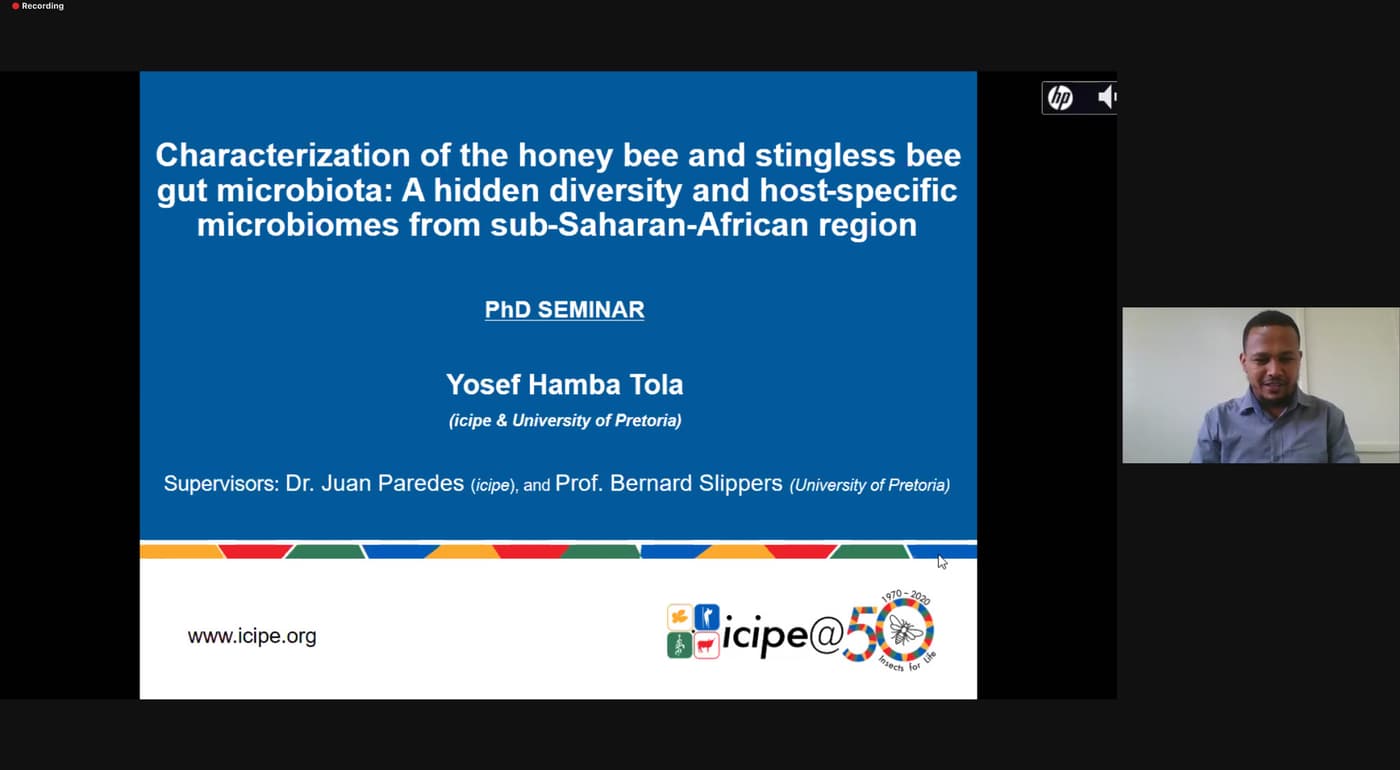 Yosef Hamba Tola completes the first FABI-ICIPE joint PhD