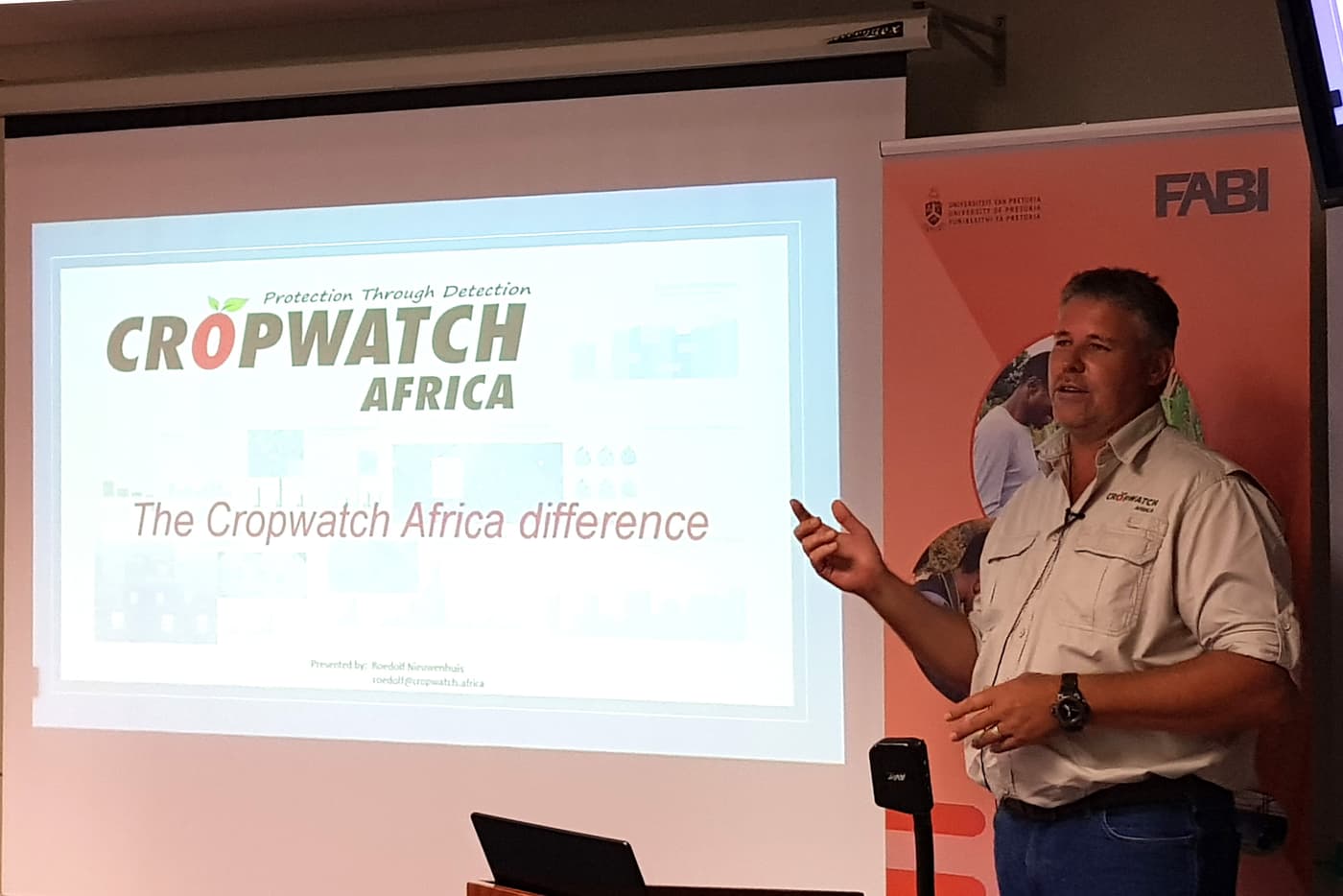 Students and staff learn from Cropwatch Africa