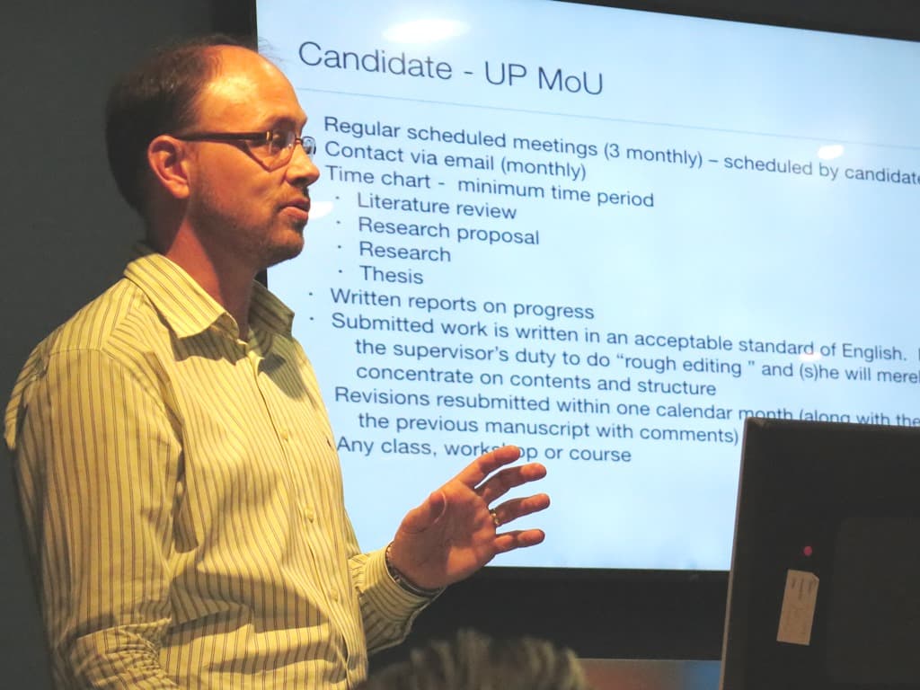 Prof. Slippers leads postgraduate research seminar for students and supervisors