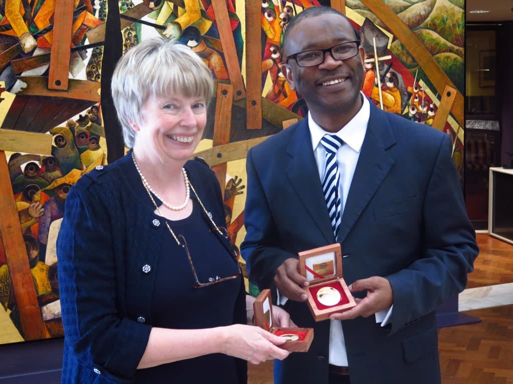 Brenda Wingfield receives the Harry Oppenheimer Memorial Fellowship award