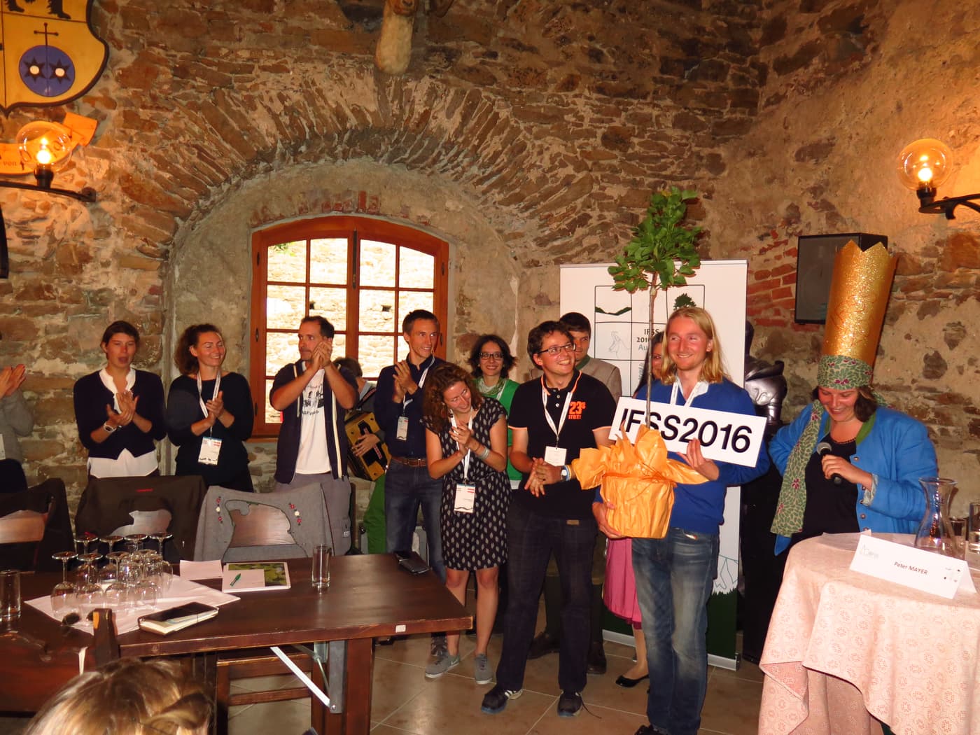 IUFRO President meets with international forestry students