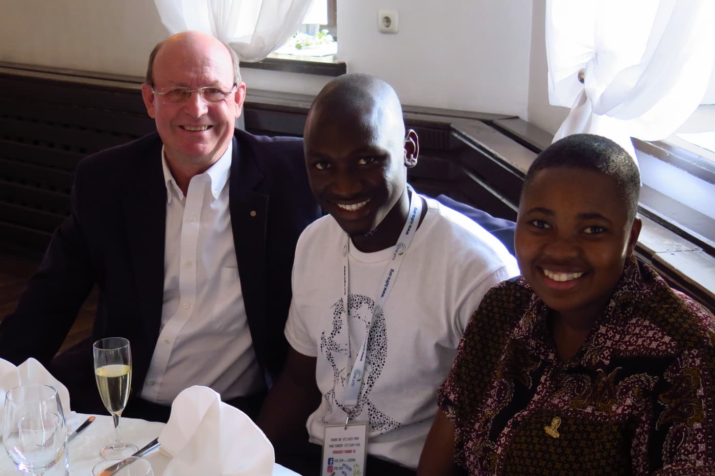 IUFRO President meets with international forestry students in Estonia