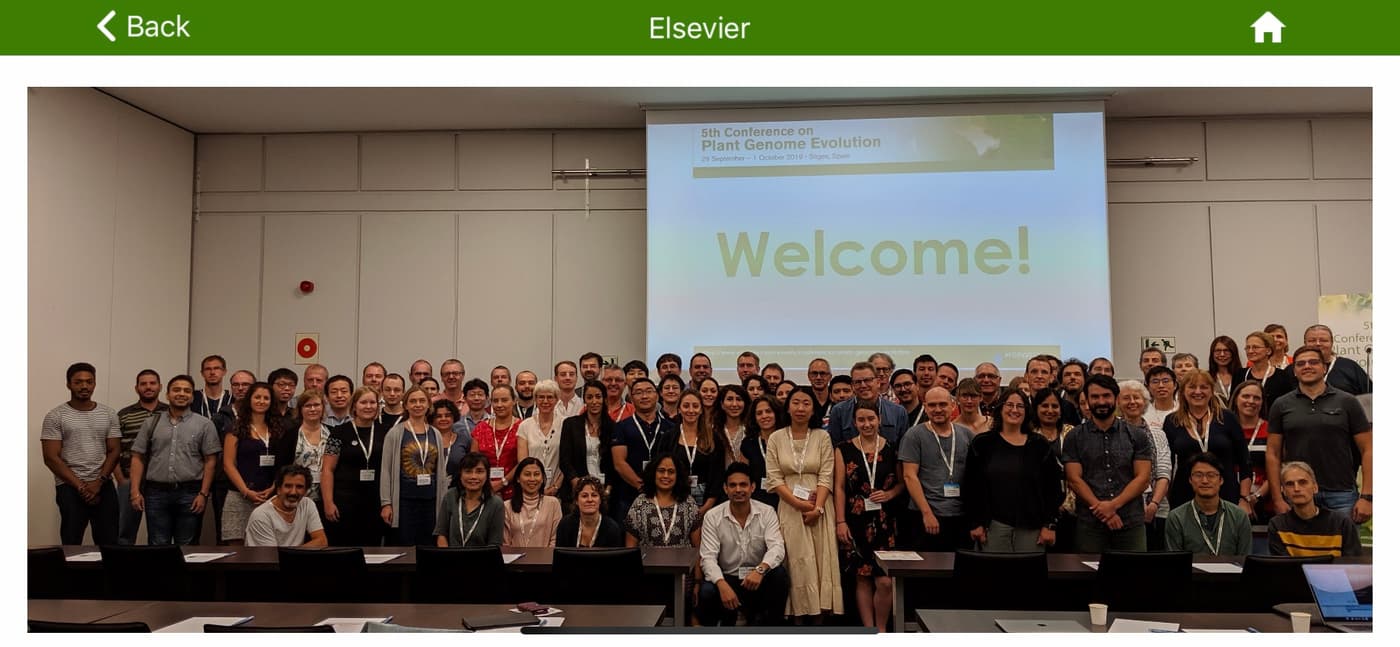 FMG members attend the Plant Genome Evolution 2019 conference