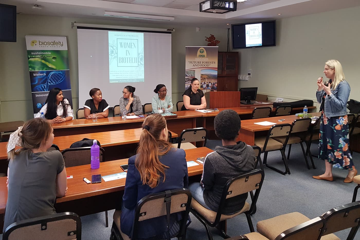 Biosafety SA and FABI host Women in Biotech panel discussion