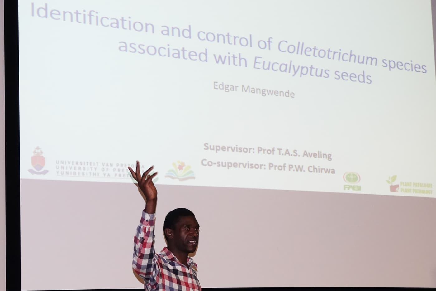 Edgar Mangwende marks completing his PhD study with a seminar