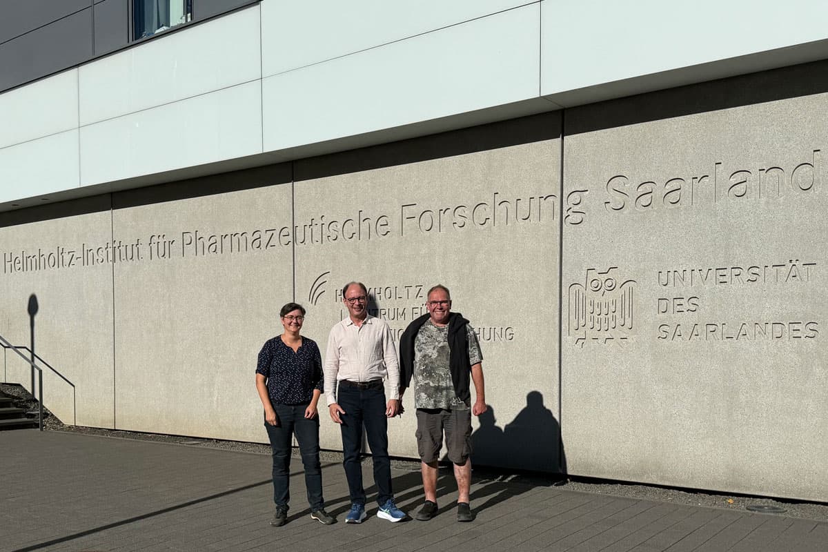 Prof. Christine Beemelmanns, Prof. Bernard Slippers and Prof. Marc Stadler
