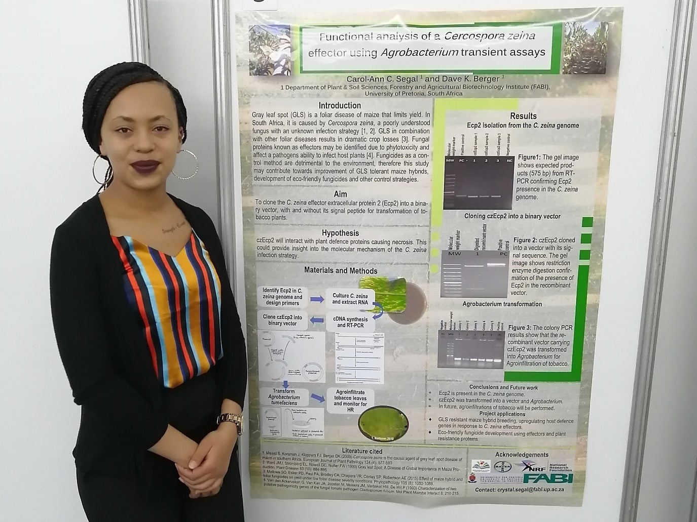 FABI student wins best poster prize at SANSOR congress