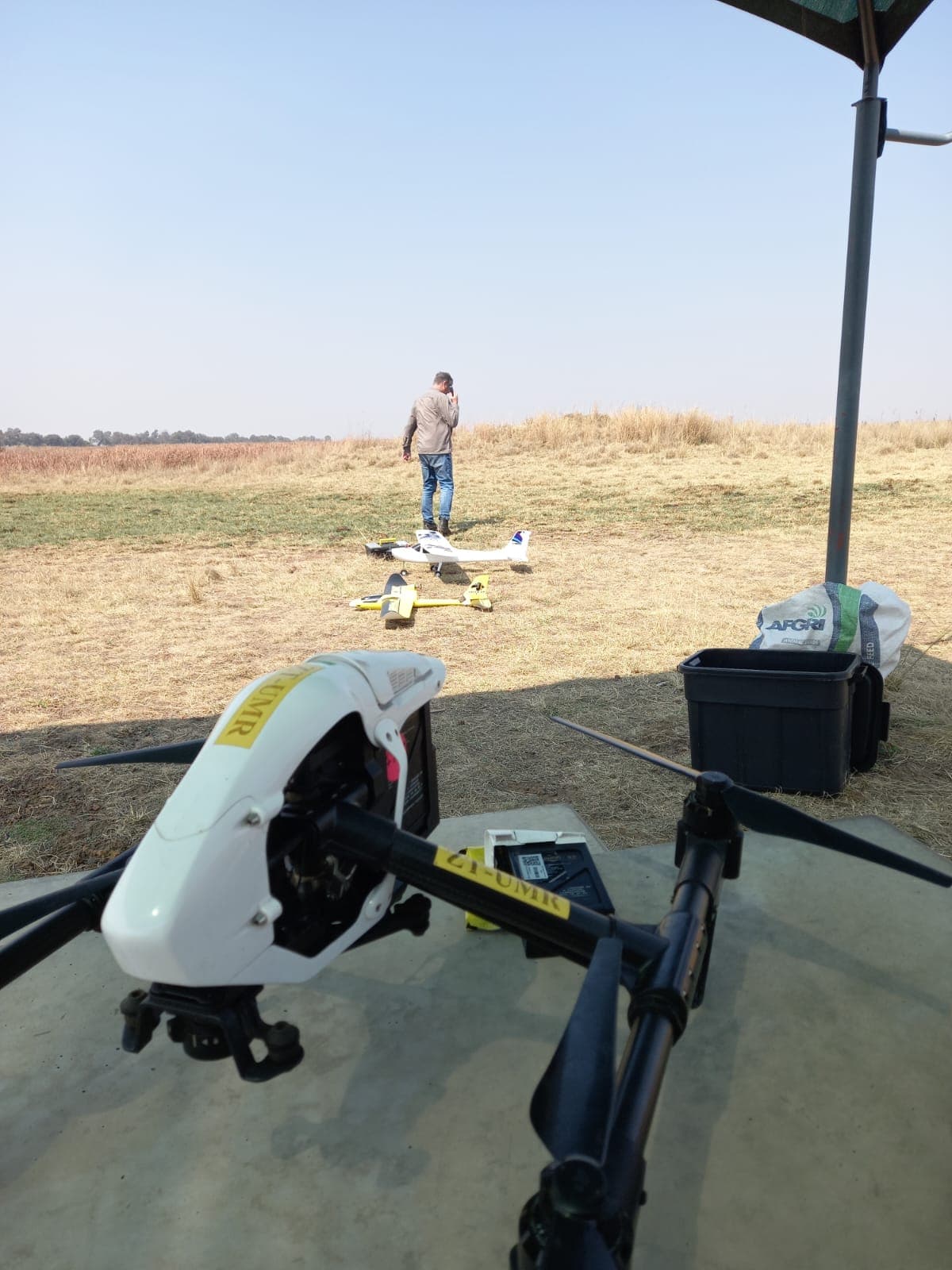 FABI increases the number of drone pilots in the Remote Sensing in Plant Health satellite lab