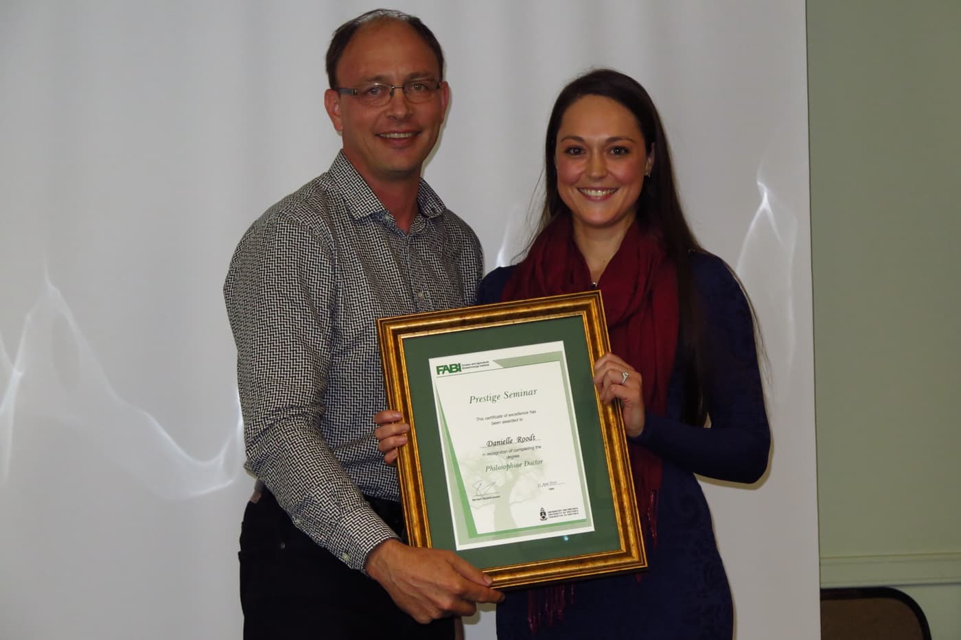Danielle Roodt successfully defends her PhD thesis
