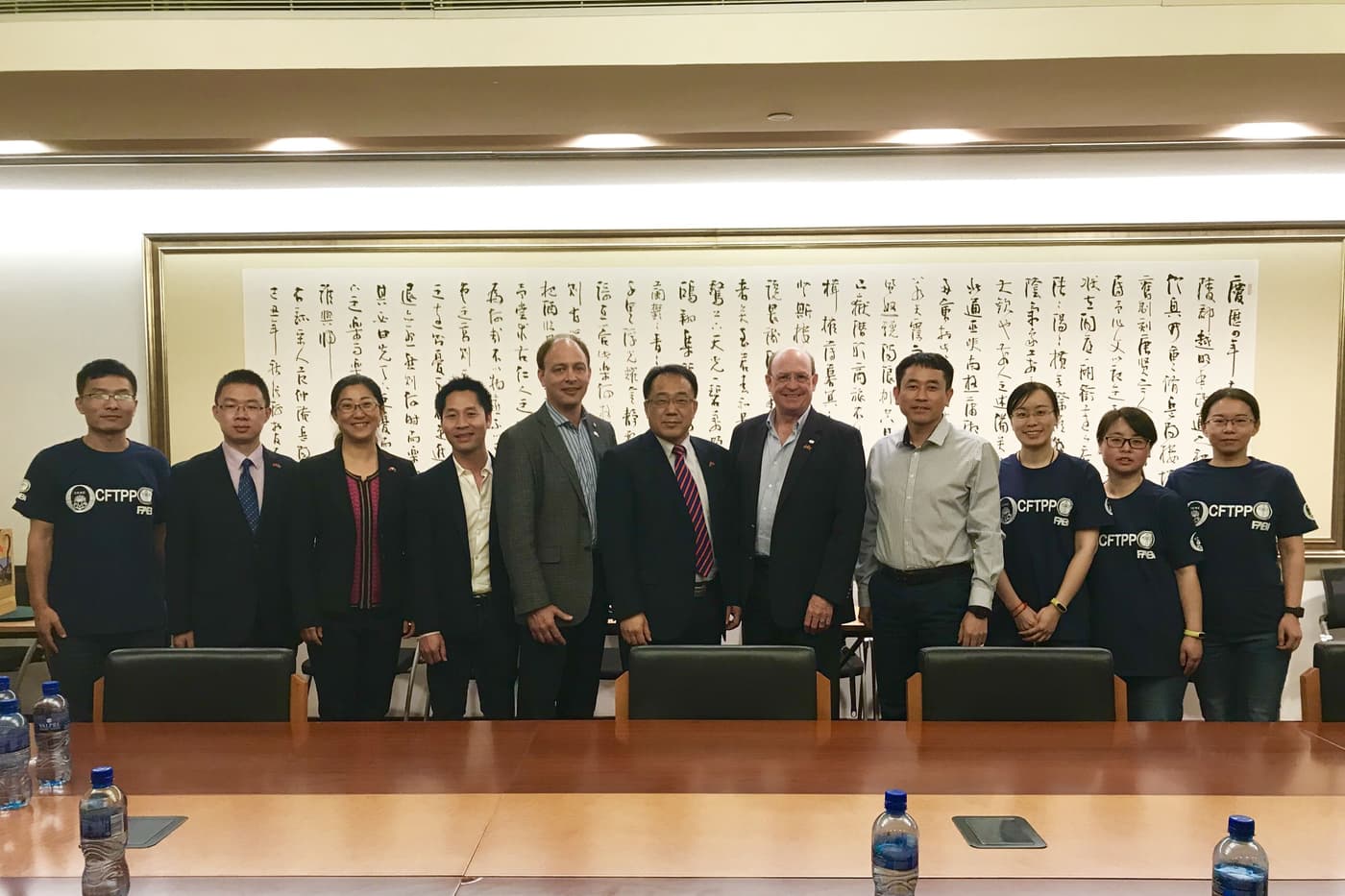 The CFTPP Team visit the Chinese Embassy